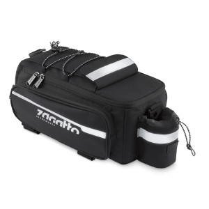 TERICZNA Sakwa rowerowa  na bagażnik, czarna, "On the Move" ZG855